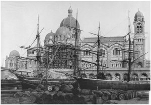 كاتدرائية Sainte-Marie-Majeure ، المعروفة باسم &39;Nouvelle Major&39; ، في مرسيليا ، قبل عام 1893 بواسطة التسلية الطبية